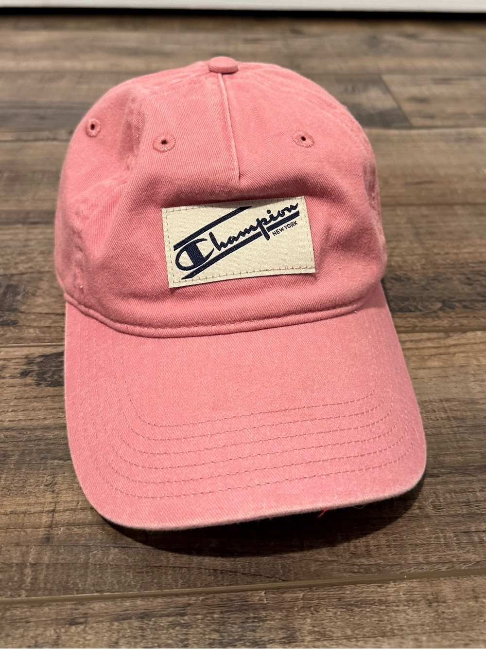 Champion Coral Pink Logo Cap